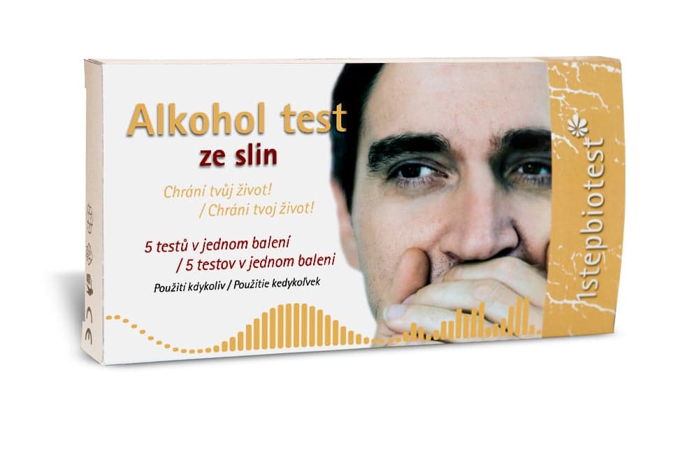 Alkohol test ze slin 5ks 1 ks