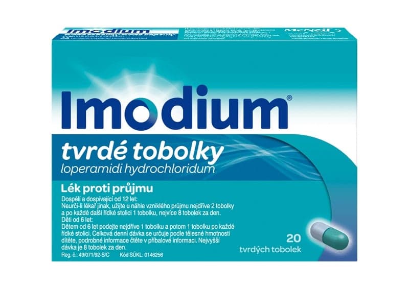 IMODIUM 2MG Tvrdá tobolka 20