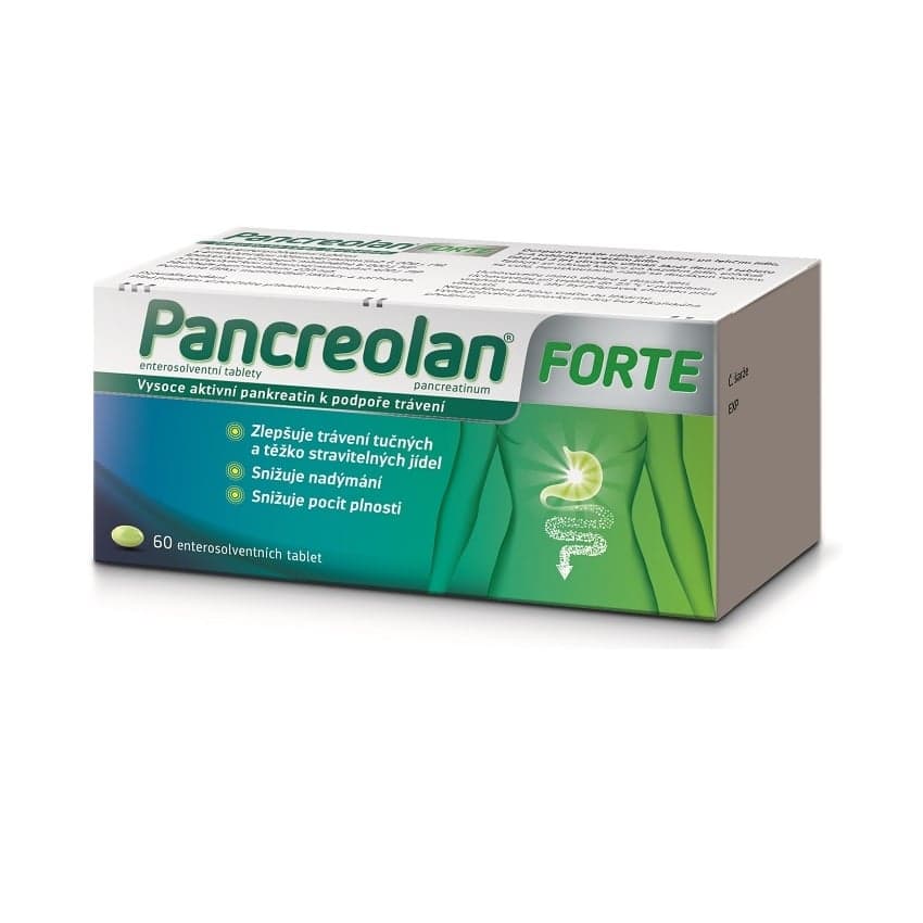 PANCREOLAN FORTE 6000U enterosolventní tableta 60 1 ks