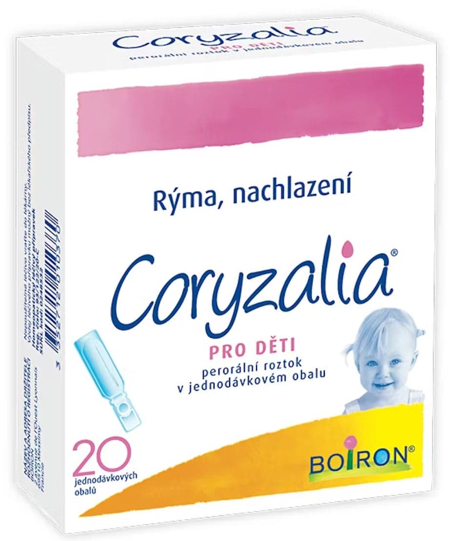 CORYZALIA PRO DĚTI Perorální roztok v jednodávkovém obalu 20X1ML