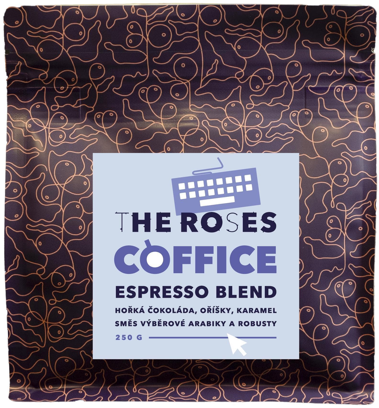 The Roses Coffice espresso Blend zrnková káva