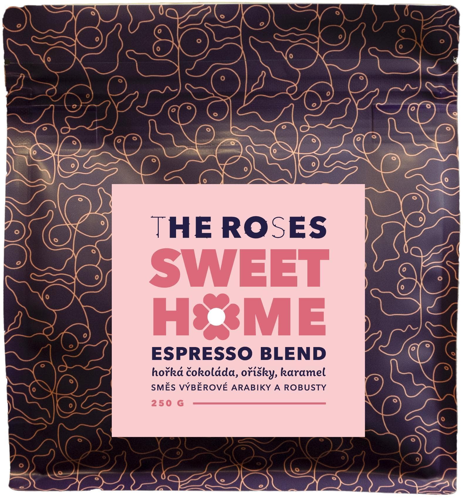 The Roses Sweet Home espresso Blend zrnková káva