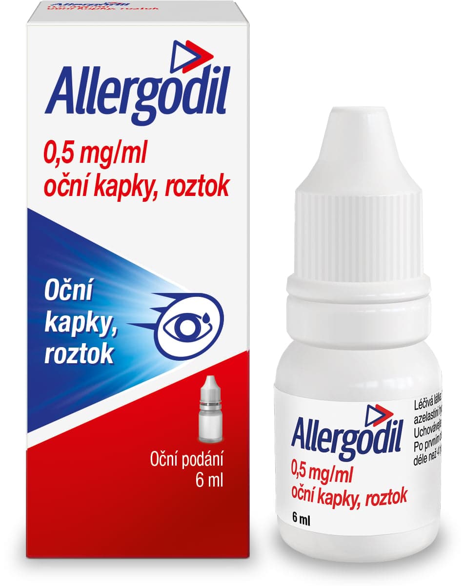 ALLERGODIL 0,5MG/ML Oční kapky, roztok 1X6ML