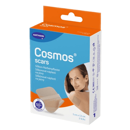Cosmos Scar náplast na jizvy silikon.5x7.2cm 5ks