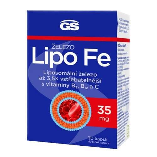 GS Železo Lipo Fe cps.30 30 ks