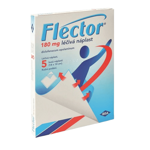 FLECTOR 180MG Léčivá náplast 5