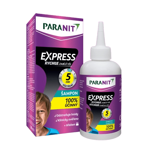 Paranit Express Šampon 100ml+hřeben 1 ks