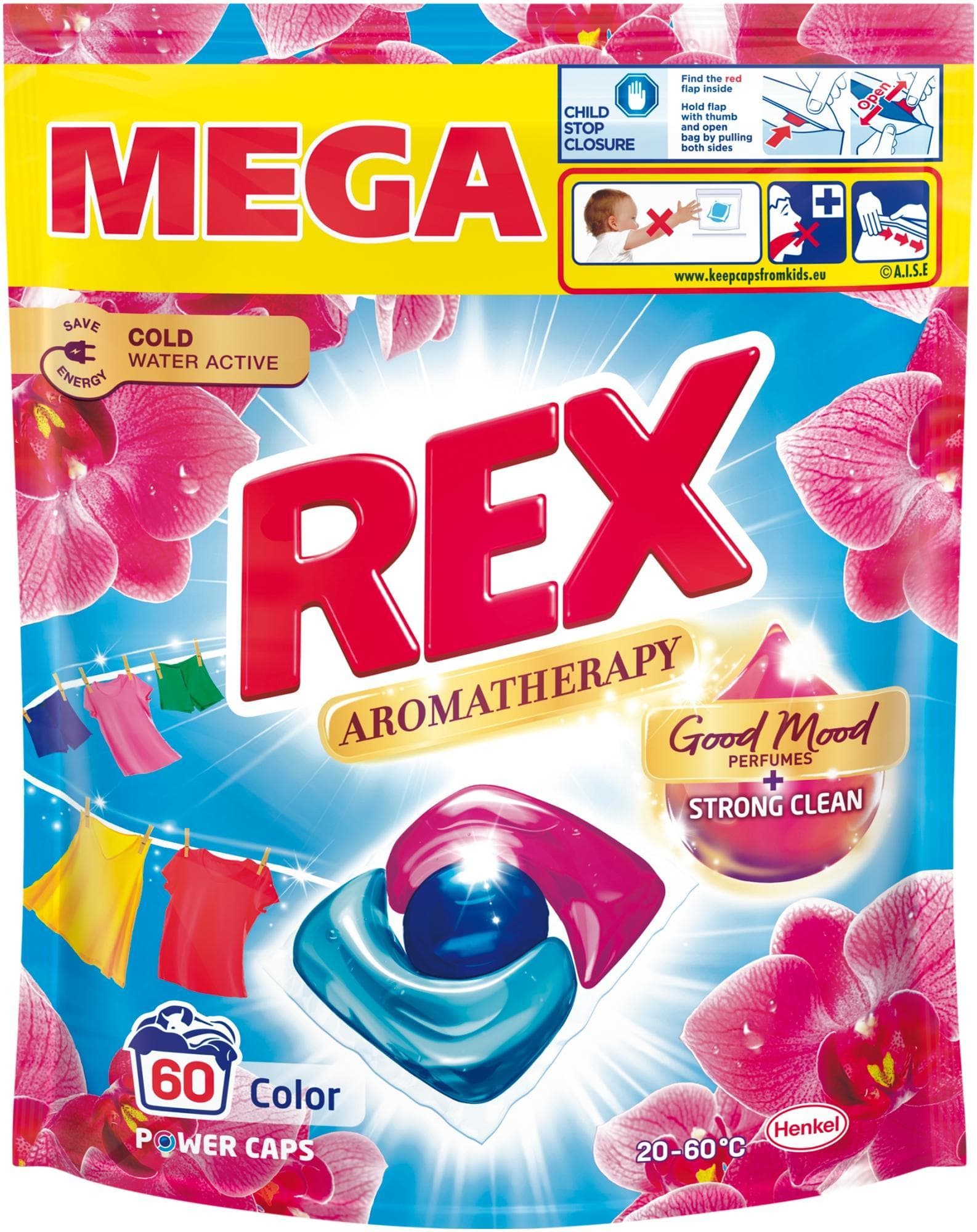 Rex Aromatherapy Orchid Color prací kapsle