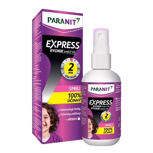 Paranit Express sprej 95ml+hřeben