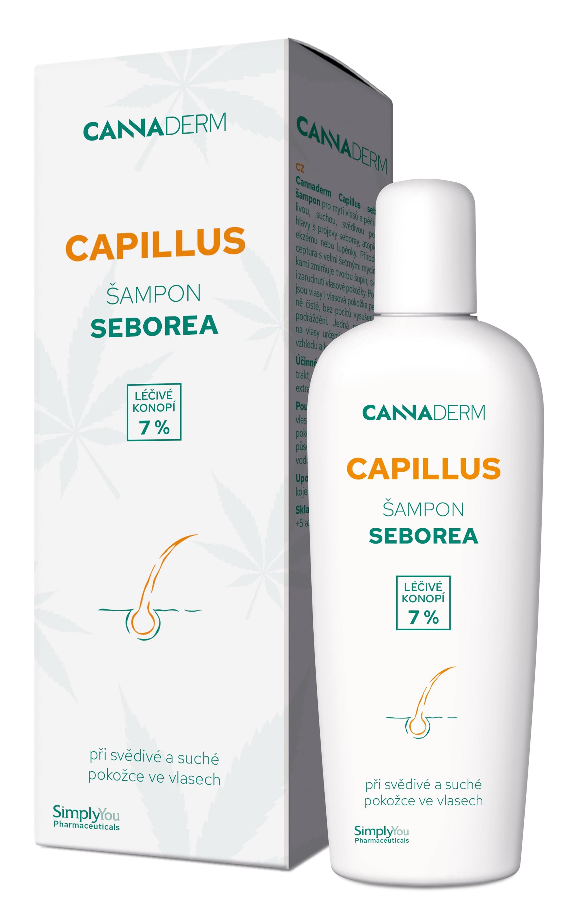Cannaderm Capillus seborea šampon 150ml