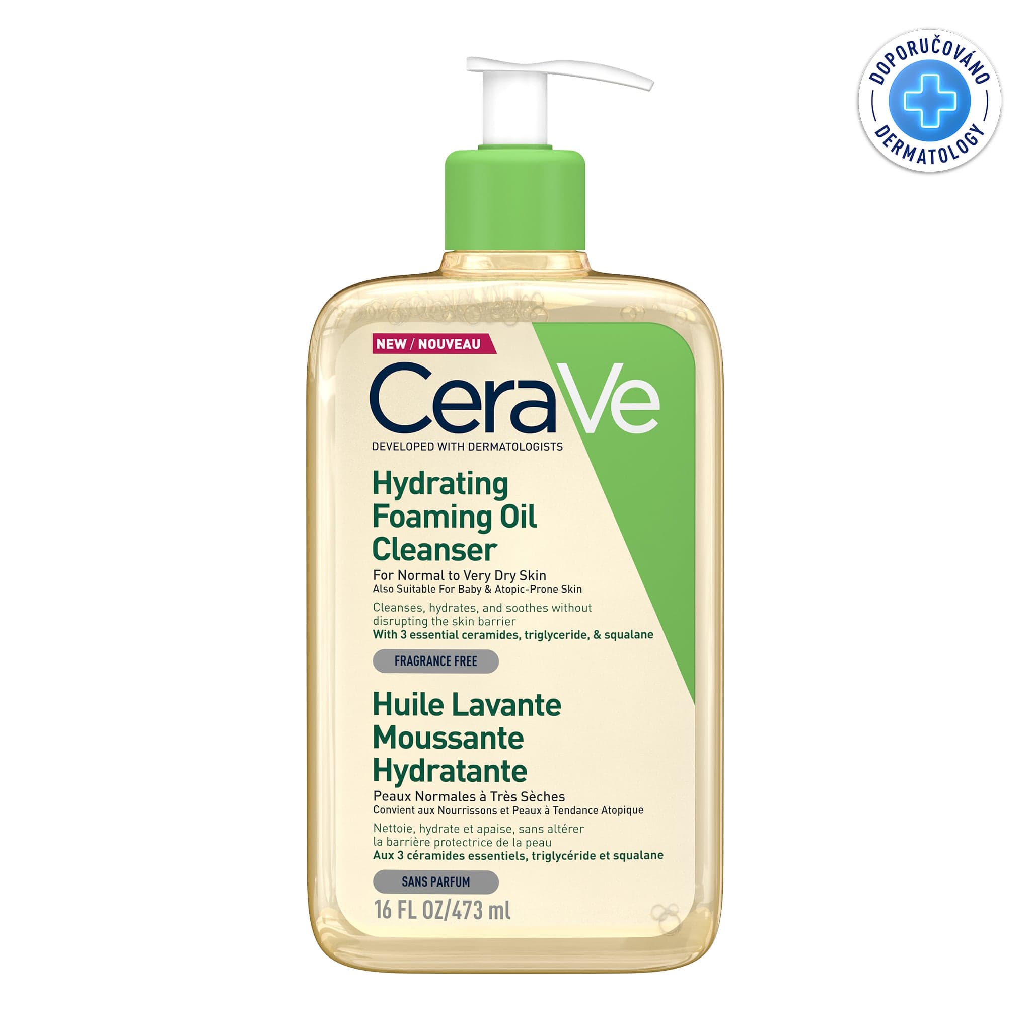 CERAVE Čisticí pěnící olej 473ml