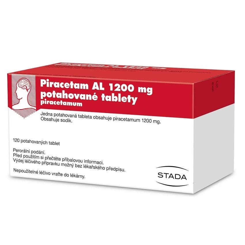 PIRACETAM AL 1200MG Potahovaná tableta 120 1 ks