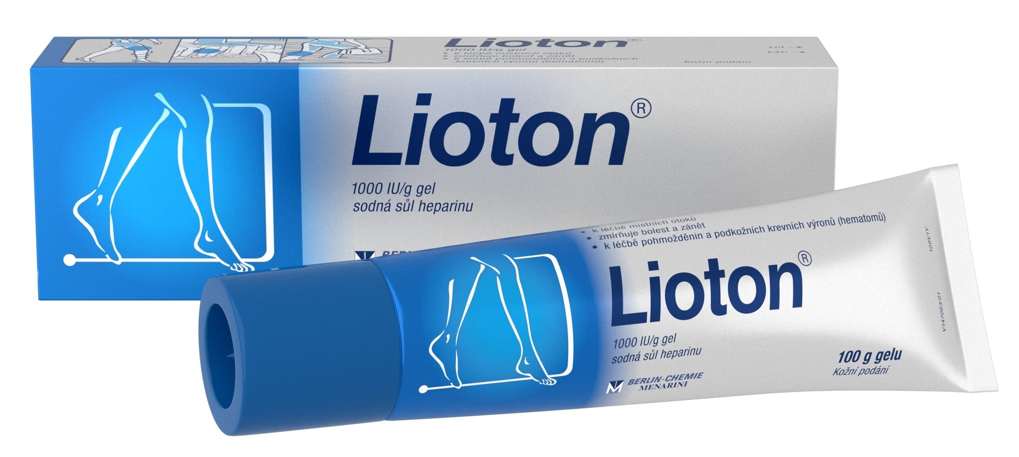 LIOTON 1000IU/G gel 100G