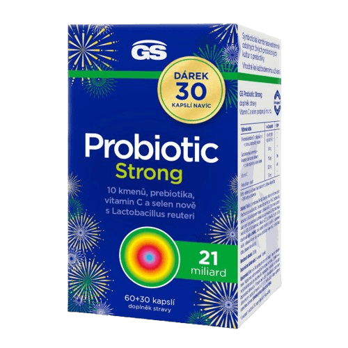 GS Probiotic Strong cps.60+30 dárek 90 ks