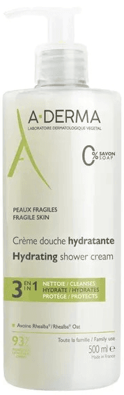 A-DERMA Hydratační sprchový krém 500ml