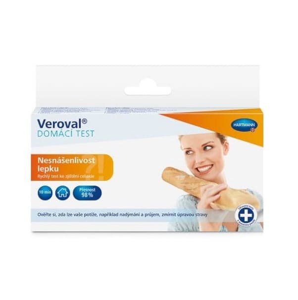 Veroval Nesnášenlivost lepku domácí test 1 ks