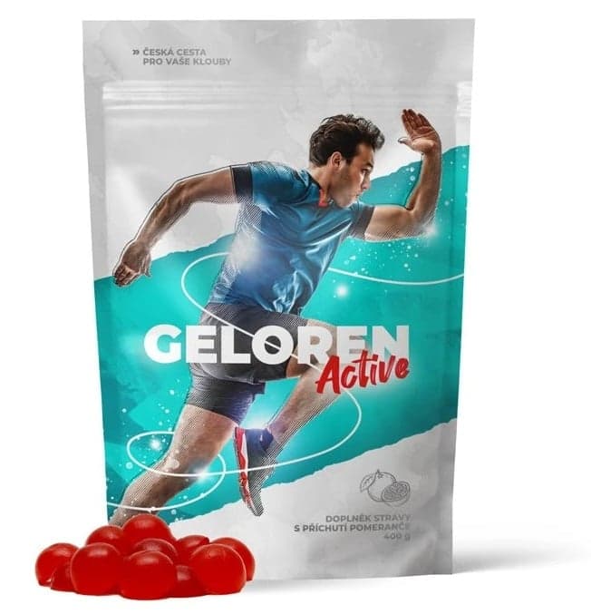 Geloren Active příchuť pomeranč 90 želé tablet 90 ks