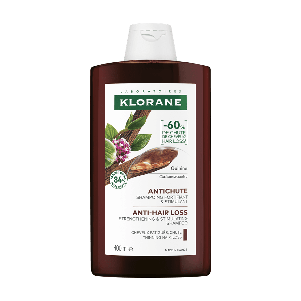 KLORANE Šampon chinin a BIO protěž alpská 400ml