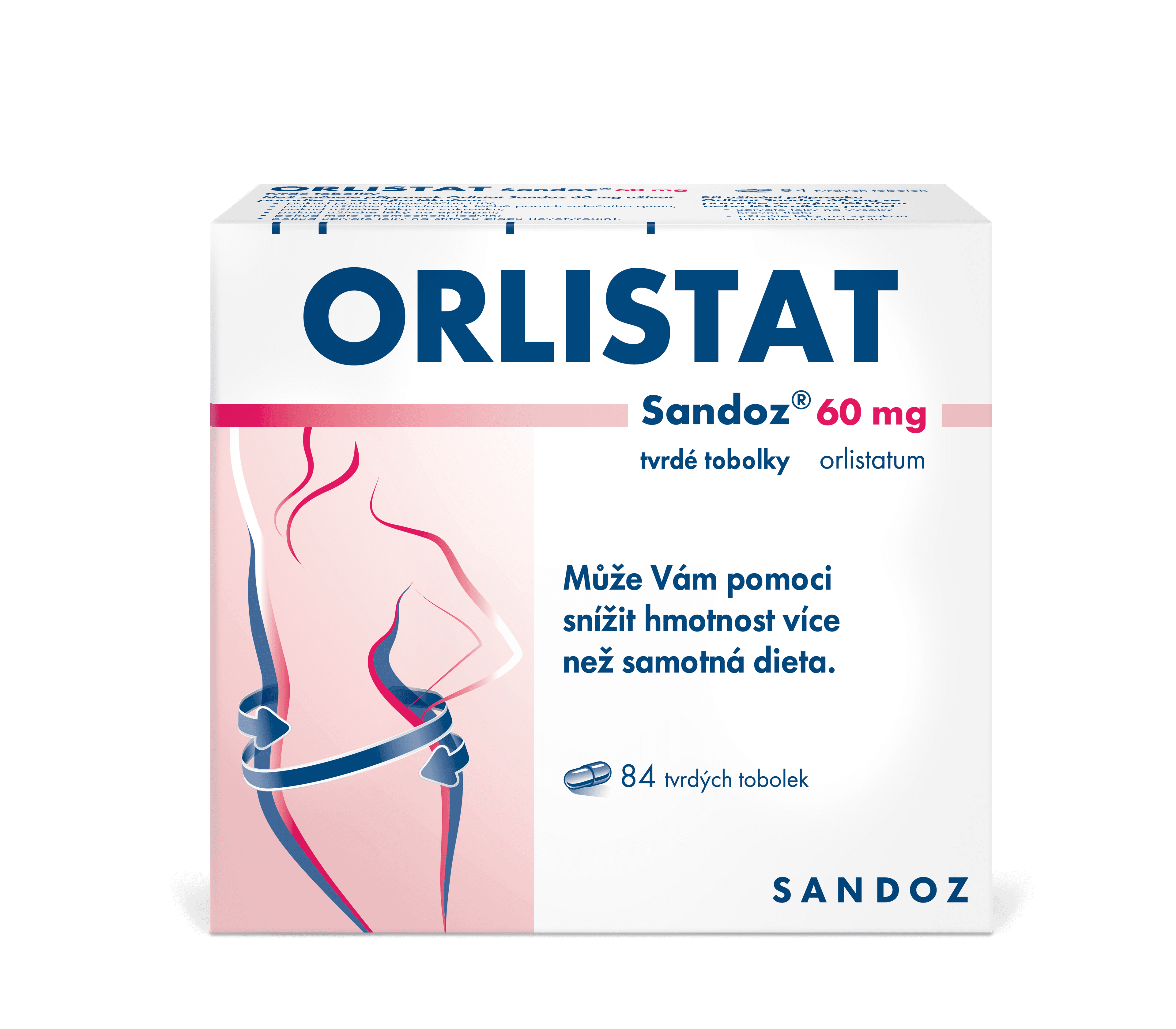 ORLISTAT SANDOZ 60MG Tvrdá tobolka 84