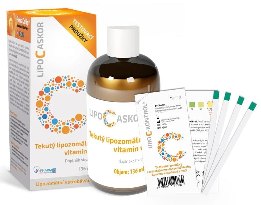 LIPO C ASKOR tekutý lipozomální vitamin C 136ml