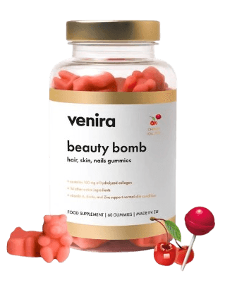Venira Beauty Bomb gummies cherry lollipop 60ks