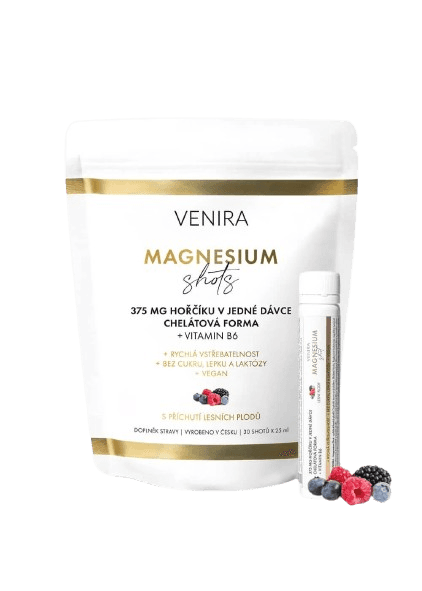 Venira Magnesium shots lesní plody 30x25ml