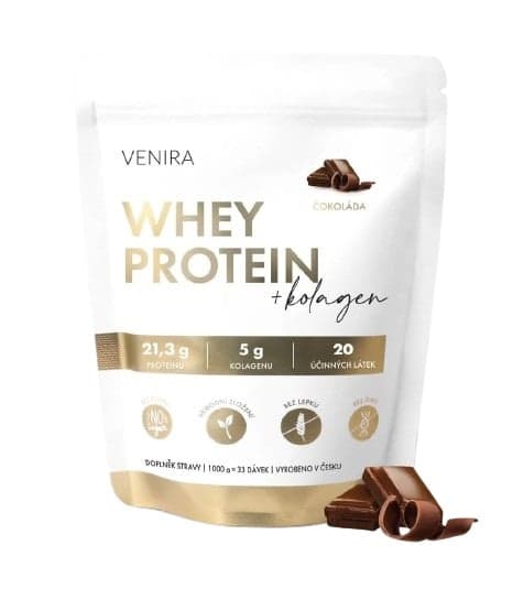 Venira Whey Protein+kolagen čokoláda 1000g