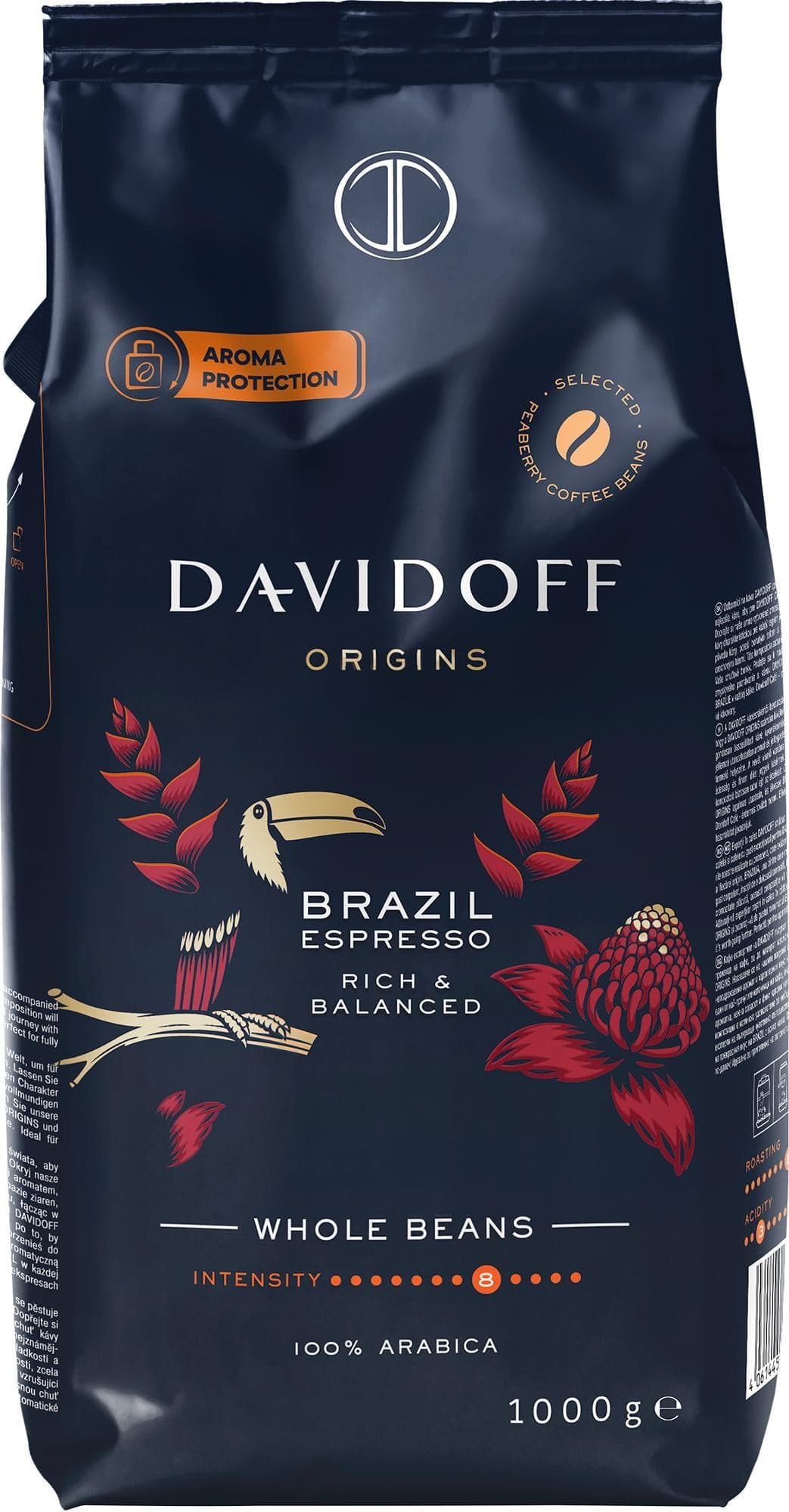 Davidoff Café Origins Brasil zrnková káva