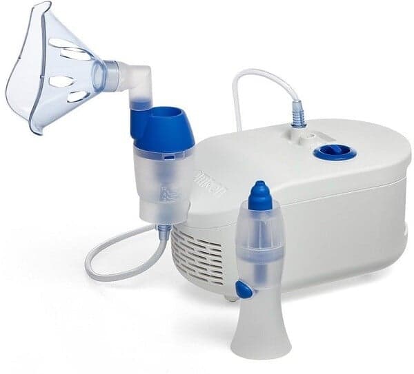 INHALÁTOR KOMPRESOROVÝ OMRON C102 Total PŘÍSLUŠENSTVÍ VČ. NOSNÍ SPRCHY A INHAL.MASEK