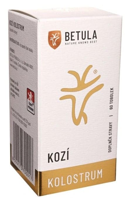 BETULA Kozí kolostrum tob.60 60 ks