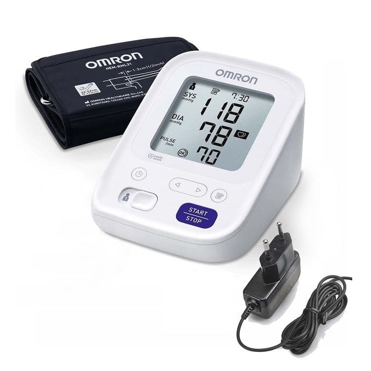 Tonometr digi.OMRON M3 pažní+síť.zdroj