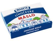 MADETA Jihočeské máslo 82 % porce chlaz. 100 x 10 g