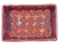 Hovězí burger pepř a sůl volně ložený 11 cm chlaz. 20 x 150 g vlastní výroba