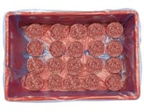 Hovězí burger pepř a sůl volně ložený 3 mm chlaz. 20 x 180 g vlastní výroba