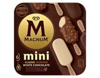 MAGNUM Mini classic/almond/white chocolate Multipack mraž. 6 x 55 ml