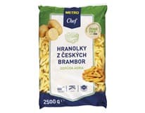 METRO Chef Hranolky s českých brambor mraž. 4 x 2,5 kg