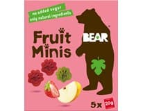 BEAR Minis jahoda a jablko 5 x 20 g