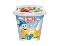 Danone Kostíci Barvíci Jogurt vanilka a dražé z mléčné čokolády chlaz. 10 x 109 g