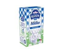 MLÉKÁRNA KUNÍN Mléko polotučné 1,5 % trvanlivé 4 x 1 l