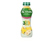 ACTIVIA Nápoj broskev ananas banán bez přidaného cukru chlaz. 8 x 270 g