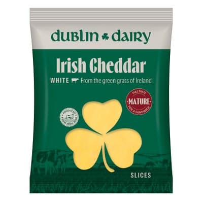 Dublin Dairy Irish Cheddar White Mature plátky