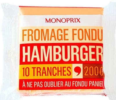 Monoprix Sýr do hamburgeru 200.0 g