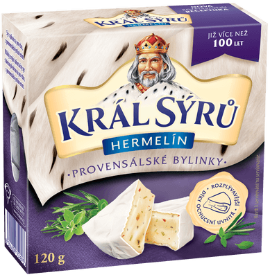 Král Sýrů Hermelín provensálské bylinky