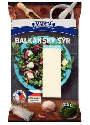 Madeta Balkánský sýr bez příchutě 115.0 g