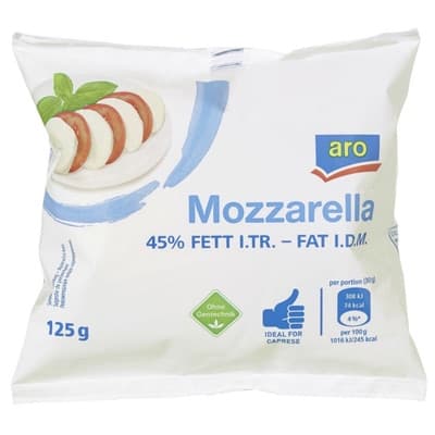 ARO Mozzarella v nálevu 125.0 g