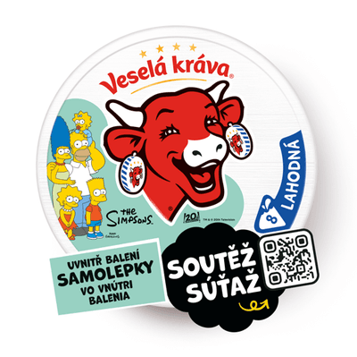 Veselá Kráva Lahodná Tavený sýr (8 ks)