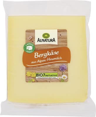 ALNATURA BIO Bergkäse Sýr horský alpský bloček