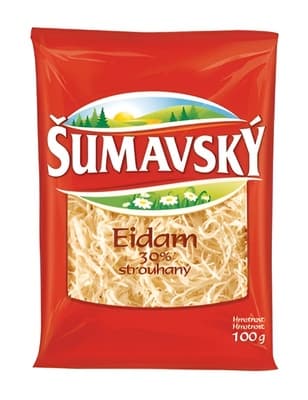 Šumavský Eidam strouhaný (30%) 100.0 g