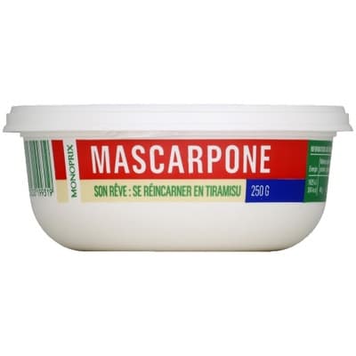 Monoprix Mascarpone 250.0 g