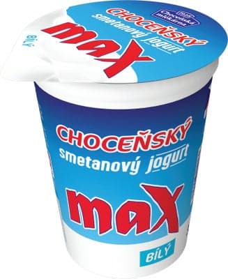 Choceňská Mlékárna Choceňský smetanový jogurt Max bílý